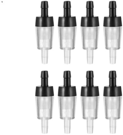 DXBNEZBC 6 PCS Aquarium Check Valves One Way Non-return Protector Air Pump Accessories for Fish Tank,Black