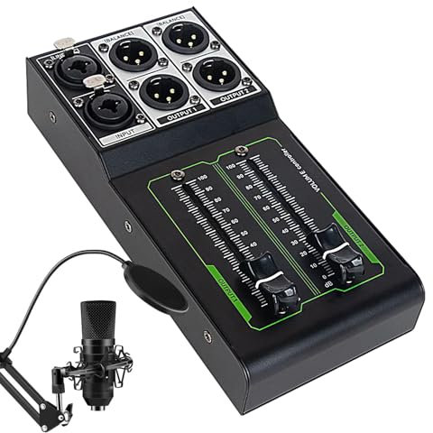 Passive Monitor Volume Controller, Passive Audio Mixer, Audio Controller, Passive Adaptive, Optimize Your Studio Setup 3.8cm For Studio & Home