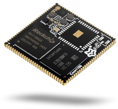 LUCKFOX Core11060408 RV1106 Core Board, 1TOPS NPU, 256MB RAM, 8GB eMMC, Support PoE/Smart Coding/Multi-Interface Expansion (No Wi-Fi/BT)