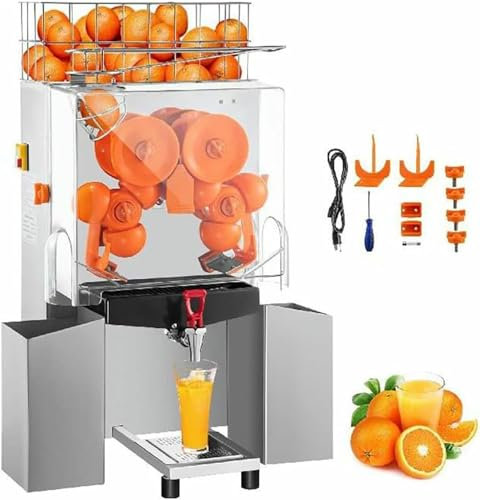 Electric Oranges, Commercial Blender, Automatic Orange Squeezer, Orange Juices, 20 Oranges Per Minute.