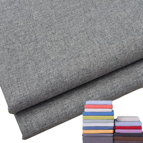 Generisch 5cm Dicke Leinen Bankauflage Bankkissen Bezug rutschfest, Sitzkissenbezug Outdoor Stuhl Mit Reißverschluss, Waschbar Ersatzbezug für Sitzauflage Bank Gartenbank Auflage,Dark Gray,140x40x5cm