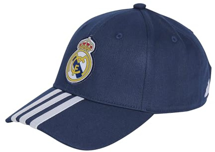 adidas Real Madrid Logo Cap (DE/NL/SE/PL, Alphanumerisch, Einheitsgröße, Navy)