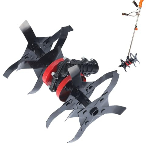 Rueda para cortacésped para malas hierbas - Robusto fresador rueda cortacésped, accesorios para cortacésped particulares y principiantes