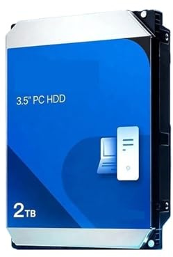 XJEDFTOZD HDD Disco rigido desktop PC da 2 TB WD10EARZ HDD Disco rigido interno SATA da 3,5 pollici 5400 giri/min for archiviazione PC(WD20EARZ)