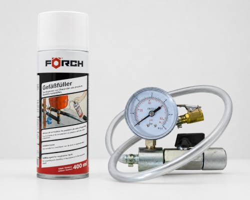 Förch Gefäßfüller inkl. Manometer Ausdehnungsgefäß Gefäße Ausdehnung Heizung