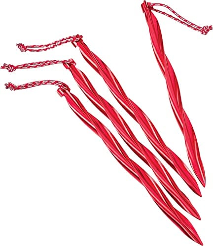 MSR – Cyclone Stake Kit 4 Units, Farbe Red