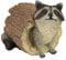 Design Toscano Bandit der Waschbär Tierstatue, Polyresin, Vollfarbe, 25,5 cm