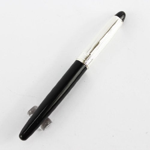 Gullor Elegant schwarz und wei? silberne Kappe F¨¹llfederhalter Baoer Schraubklemmen F¨¹llfederhalter