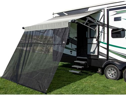 CAREFREE 701007ACD Wohnmobil-Markise, EZ-Zip-Blocker, 3 x 2,1 m, Schwarz