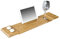 SoBuy® FRG104-N 70cm Lang- Schöne Badewannenablage, Badewannenbrett, Badewannenauflage, Halterung / Halter für iPad oder Handys