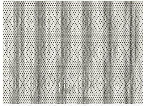 Tischset Panama 33 X 45 perlweiß 33 x 45 cm Winkler