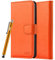VA For iPhone 6 / 6S Case Luxury Leather Magnetic Flip Wallet Card Holder Stand View Cover (Orange)