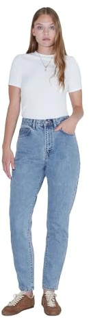 Dr. Denim Jeans Nora High Cropped, Mom fit, Tapered Leg, Ankle Length, High Waist