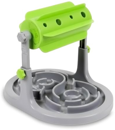 Ito Rocky Interaktives Hunde- und Katzenfutter-Puzzle-Spielzeug – Ito Rocky Leckerli Langeweile Dosierung langsamer Feeder – Angst-IQ-Training in intelligenter Fütterung und Verstellbarer Höhe für