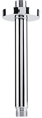 Bras de douche - Support mural en acier inoxydable pour tuyau de douche, dessus rond, pour tête de douche au plafond pour salle de bain (Taille : 30cm)