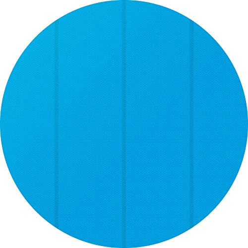 tectake® Bâche chauffante Piscine Ronde Ø5,49m Bleu Bâche de Protection & Chauffage Piscine Hors Sol Spa Piscines tubulaires, Adaptable à la Taille souhaitée, Chauffage Solaire