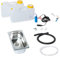 12 Volt Wasserversorgung Miniküche Küchenblock Reiseküche Wohnmobil Bus VW T3 T4 T5 325x176x100 mm Novo Weiß (ad-ideen)