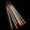 vidaXL 8x Meteorlichter Lichterregen Lichterkette Meteorschauer Weihnachtsdekoration Weihnachten Deko 50cm Bunt 288 LEDs Indoor Outdoor