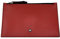 MONTBLANC Meisterstück Card Holder Zipped Rouge Porte-Cartes pour Adultes Unisexe Multicolore Taille Unique
