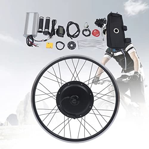 kangten Ebike Elektrofahrrad Conversion Kit 26 Hinterrad 1500W 48V Umbausatz LCD Hinterrad E-Bike für 26-Zoll-Fahrräder
