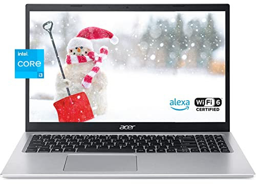 Acer Aspire 5 Slim Essential Laptop 15.6 Pollici Full HD IPS Display 12GB RAM, SSD 512GB, processore Intel Dual-Core i3 fino a 4.1GHz, HDMI, Windows 11 S