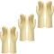 YLWX 3 Paires de Gants de Ménage Réutilisables, Gants de Cuisine Doux pour la Vaisselle, pour la Salle de Bain, pour la Maison, pour la Propreté (Color : Blanc, Size : M)