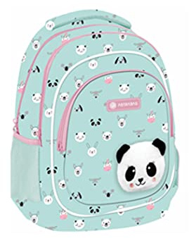 ASTRABAG 502023069 TEDDY PANDA Schulrucksack, Green
