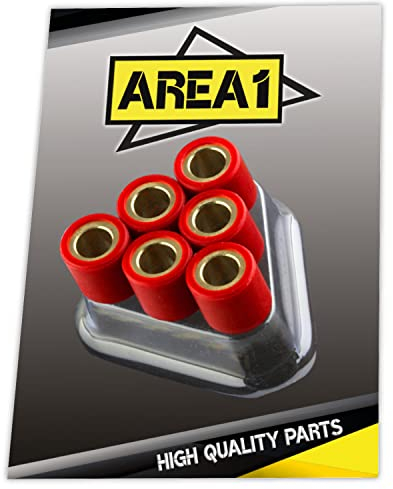 Area1 Galet de Variateur 20x17 mm - Rouleaux de Variateur/poids du variateur - 9,0 Grammes - compatible avec Runner DNA, X8 X9 Liberty, Jet Force Elystar, GT, Sym