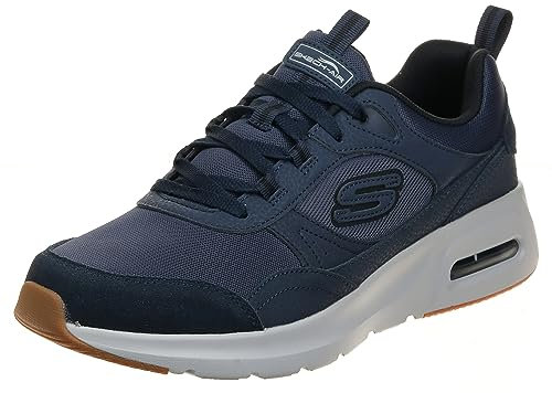 Skechers Herren Skech-AIR Court Homegrown Sneakers, Marineblau, 42.5 EU