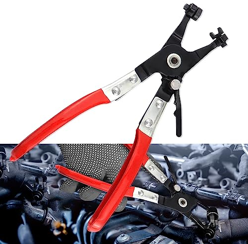 mizikuu Outil de Serrage de Tuyau, Pince Pour Collier de Serrage Flexible Auto Universelle Outil de Retrait et d'installation Outil de Réparation Automatique Flexible pour L'entretien Automobile