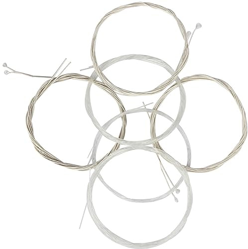 Supvox 6-teiliges Saitenset Aus Nylon Ersatzsaiten Aus Silber-kupferlegierung Für 0102-kit 6-teilig