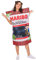 Deiters Kostüm HARIBO Lakritz Schnecken Erwachsene schwarz/weiß/rot one size