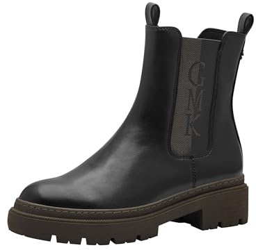 MARCO TOZZI by Guido Maria Kretschmer Damen Chelsea Boots mit Plateau mit Reißverschluss
