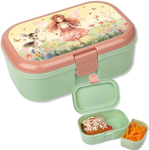 Lutz Mauder Lunchbox * ELFE * für Kinder | 10599 | Perfekt für die kleine Prinzessinnen | Vesperdose Brotdose Brotzeit Schule Grundschule Einschulung
