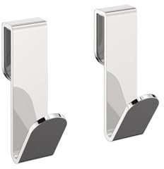 COSMIC Architect Sp Colgador de Baño para Mampara de Ducha Fabricado en Metal de Gran Resistencia. Gancho para Toallas de Diseño Minimalista en Color Cromo