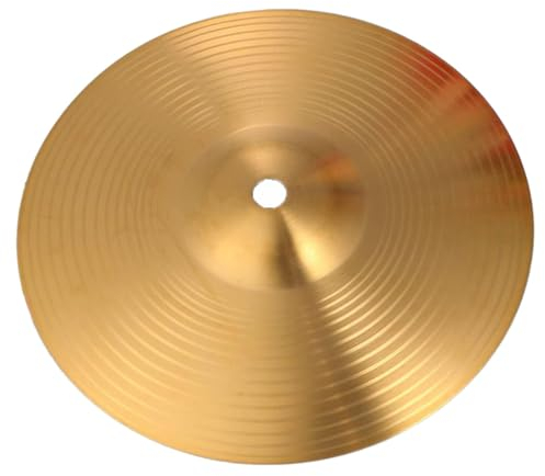 Oshhni Platillos de Batería de Jazz en Aleación Dorada, 6 pulgadas