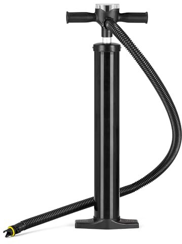 Trail Portofino SUP Pump, High Pressure Inflation Hand Air Pump Compatible with Most Paddle Boards, Inbuilt Pressure Gauge, Flexible Heavy Duty Hose