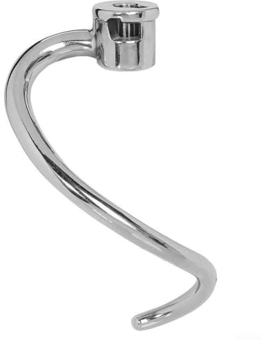 Gancio per impasto in acciaio per mixer Kitchen-Aid con testa inclinabile, parti di ricambio, gancio per pane, lavabile in lavastoviglie per mixer KSM7586P, KSM7990, KSM8990