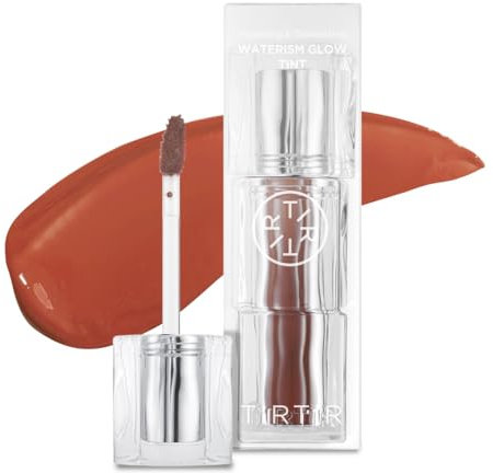 TIRTIR Waterism Tinted Lip Gloss #04 Fig Peach, 0.14 Fl Oz – Kiss Ready Lipgloss, 12H Long Lasting Non Sticky Natural Tinted Glow Korean Multiuse Cheek and Lip Tint for Women gift