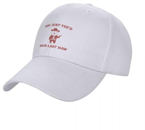 Baseballmütze Basecap You Just Yee'd Your Last Haw Shirt, Retro Cartoon T-Shirt, Weird Meme Trash Panda Unisex Baseball Cap