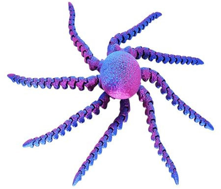 BlocteckToy Oktopus Spielfigur, 3D-Drucken Krake Modell für Heimbüro-Dekoration, Meeresfeste