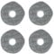 HUAYUWA Vacuum Accessories Kit Compatible with EUFY X9 Pro / X9 Series, Sweeper Robot Vacuum and Mop Cleaner Replacement Parts (4 Mop Cloth Pads Cleaning Wipe Rags)