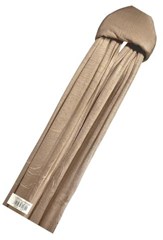 100% Baumwolle Cotton Hijab Jersey Kopftuch-Frauen Premium (gold cream #65)