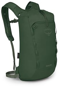 Osprey Daylite Cinch Backpack - Lightweight Travel Bag for Hikes, Festivals, and Everyday, Seaweed Green Amazon Exclusive