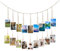 YALiya Cuerda para Fotos con Pinzas, Fotos con Pinzas, Colgador de Fotos para Colgar en la Pared, Cordón para Fotos DIY Creative para Aniversario, Adecuado para la Decoración Bohemia del Hogar