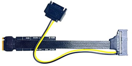 divuukyi Cable adaptador de disco duro M.2 NVMe a U2U3 PCIE4.0 U2U3 SSD de velocidad rápida
