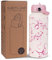 Goetland Nœuds Isotherme Bouteille D'eau 1l avec Paille et Ouverture Gourde Inox Boire Étanche Double Paroi Sport Sans BPA Reutilisable pour Adulte Femme Rose