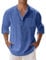 La Transazione di Oggi Camicia in Lino Uomo Camicie con Collo Botton-downa Maniche Corte e da Spiaggia Slim Fit Estiva Estate Casual