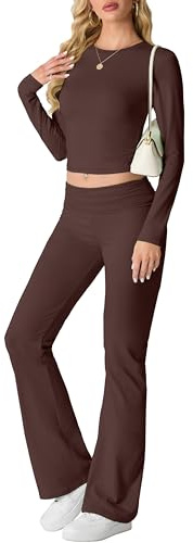 IWOLLENCE Two Piece Outfit Women's Lounge Sets Coord Y2K Gym Lounge Wear Tracksuit Full Set