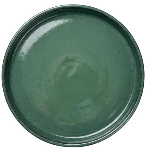 Provencelia Keramik-Untersetzer Jade Durchmesser: 40 cm, Höhe: 4 cm- Handgefertigt frostsicher